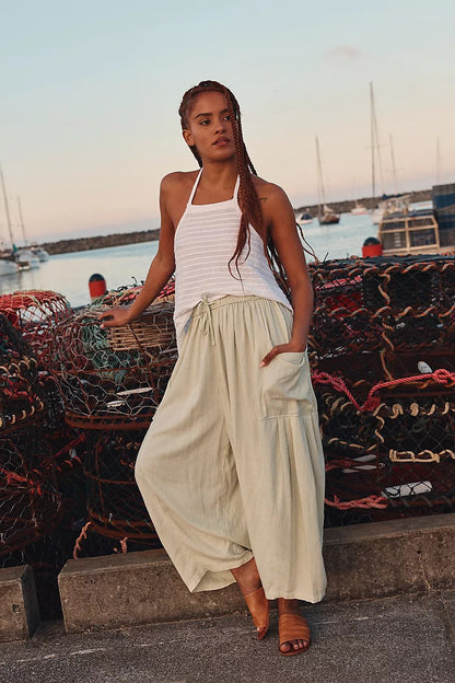 lusailstore -pockets summer harem pants