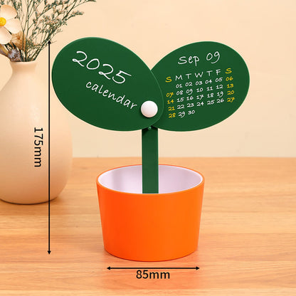 lusailstore - 2025 Cute Flower Pot Pen Holder Calendar