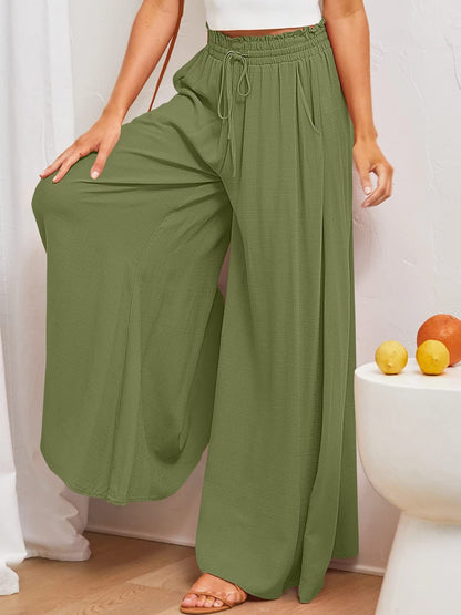 lusailstore - Women's Casual Wide Leg Pants