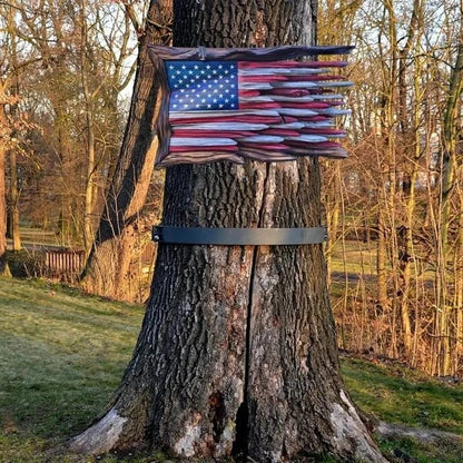 lusailstore - Wooden American Flag