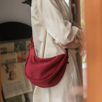 lusailstore - Simple Women Dumpling Crossbody Bag