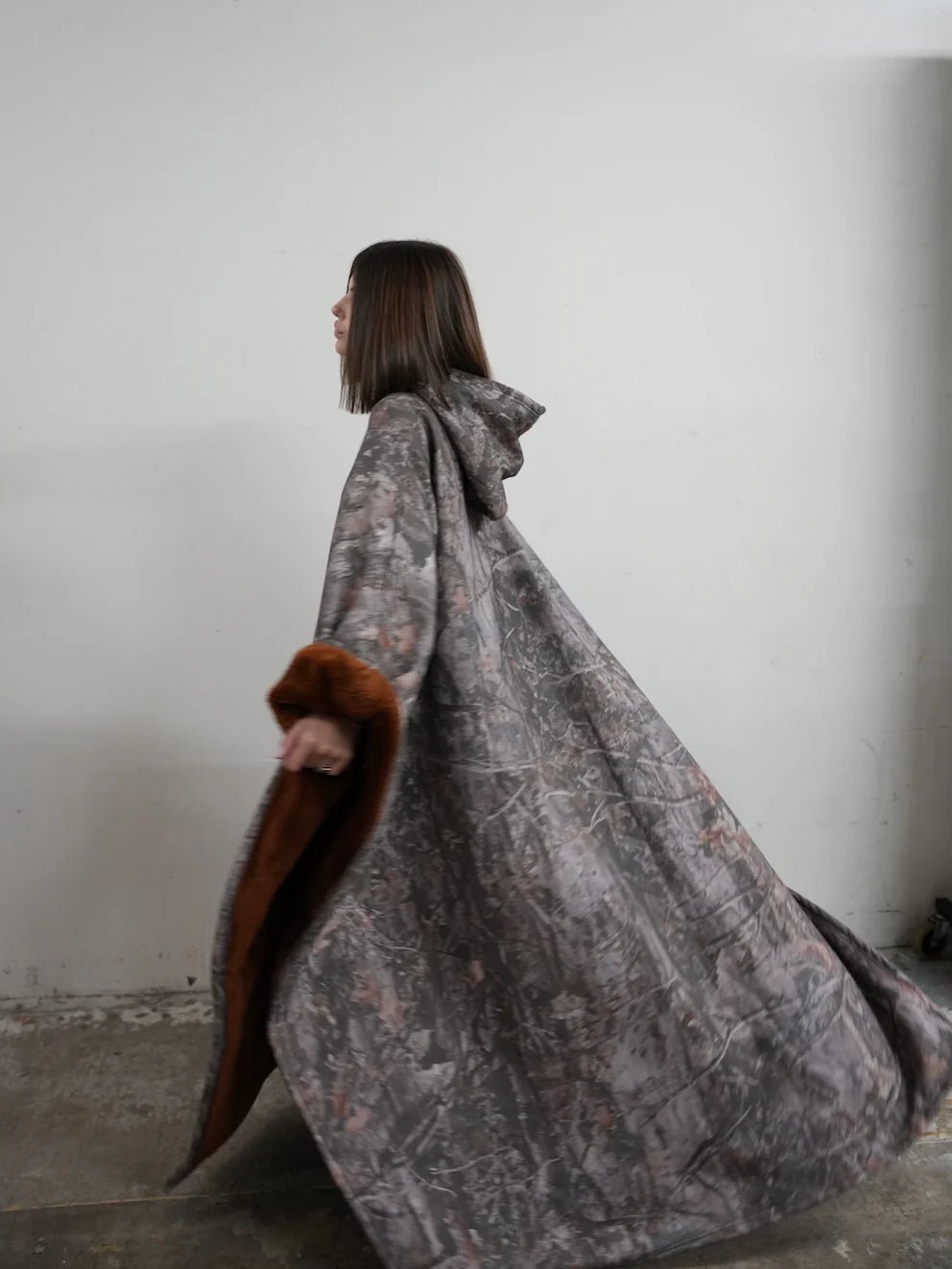lusailstore - Stylish loose-fitting hooded cape