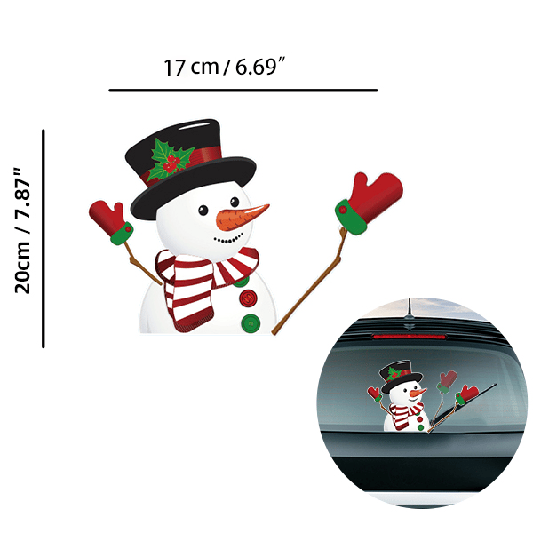 lusailstore - Christmas car wiper sticker