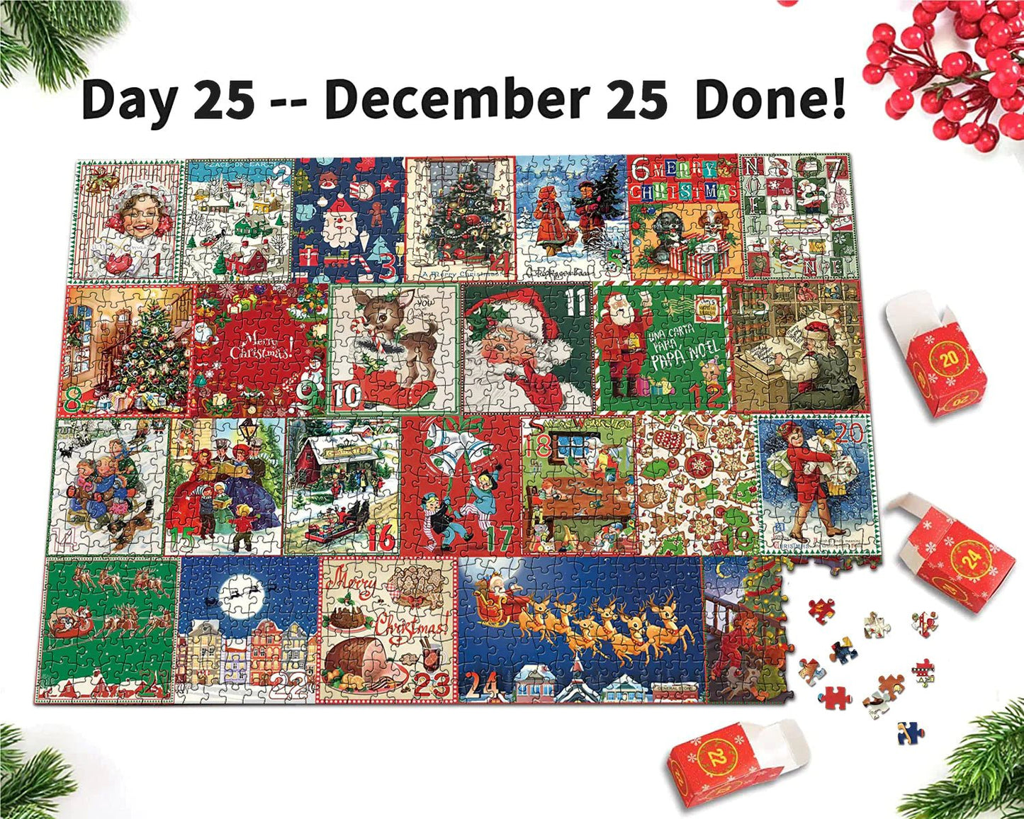 lusailstore-Christmas Advent Calendar Puzzle