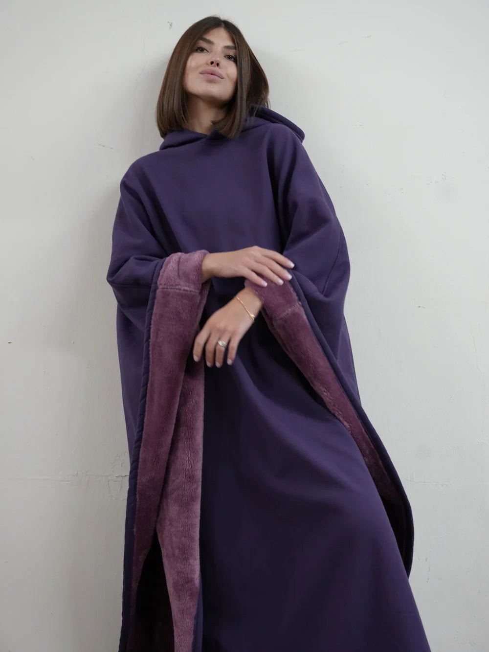lusailstore - Stylish loose-fitting hooded cape