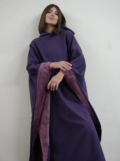 lusailstore - Stylish loose-fitting hooded cape