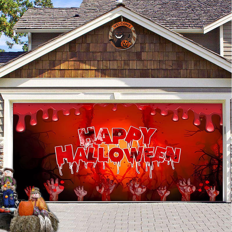 lusailstore- Halloween 2024 Garage Door and Wall Decoration