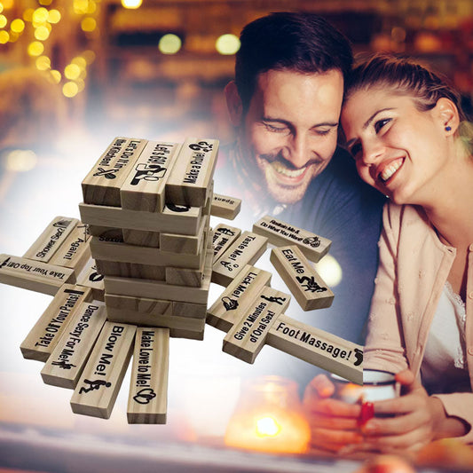 lusailstore - Naughty Block Tower Jenga Game