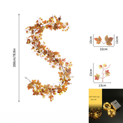 lusailstore - Autumn Leaves LED Garland