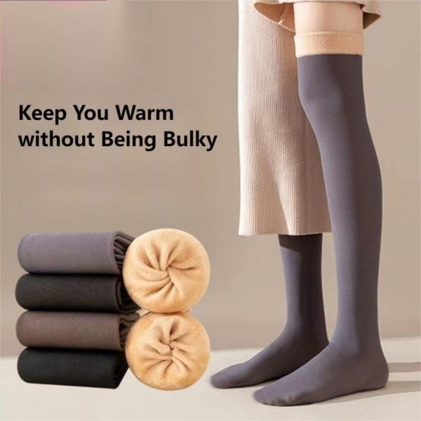 lusailstore - thick knee socks for women