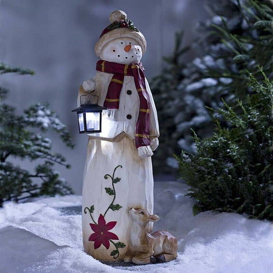 lusailstore - woodland snowman decorative lights