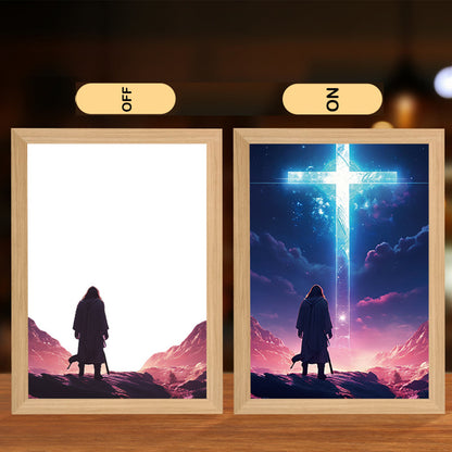 lusailstore - 4D LED Painted Jesus Night Light