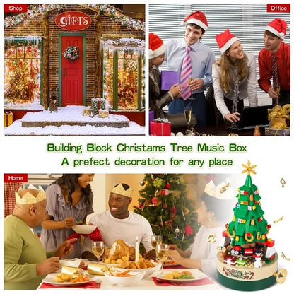 lusail store - Christmas tree building block music box