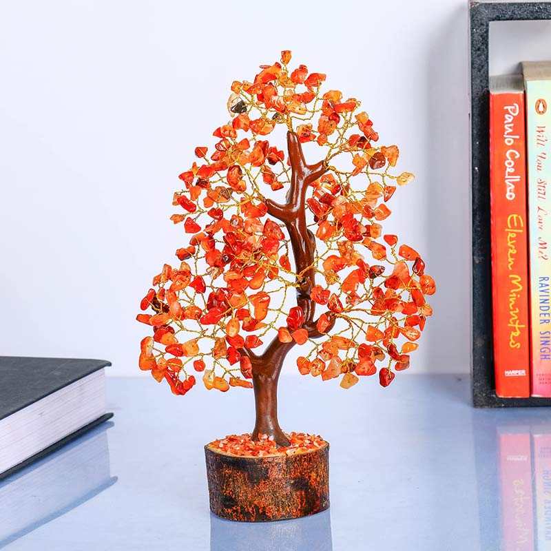 Red Onyx Crystal Tree