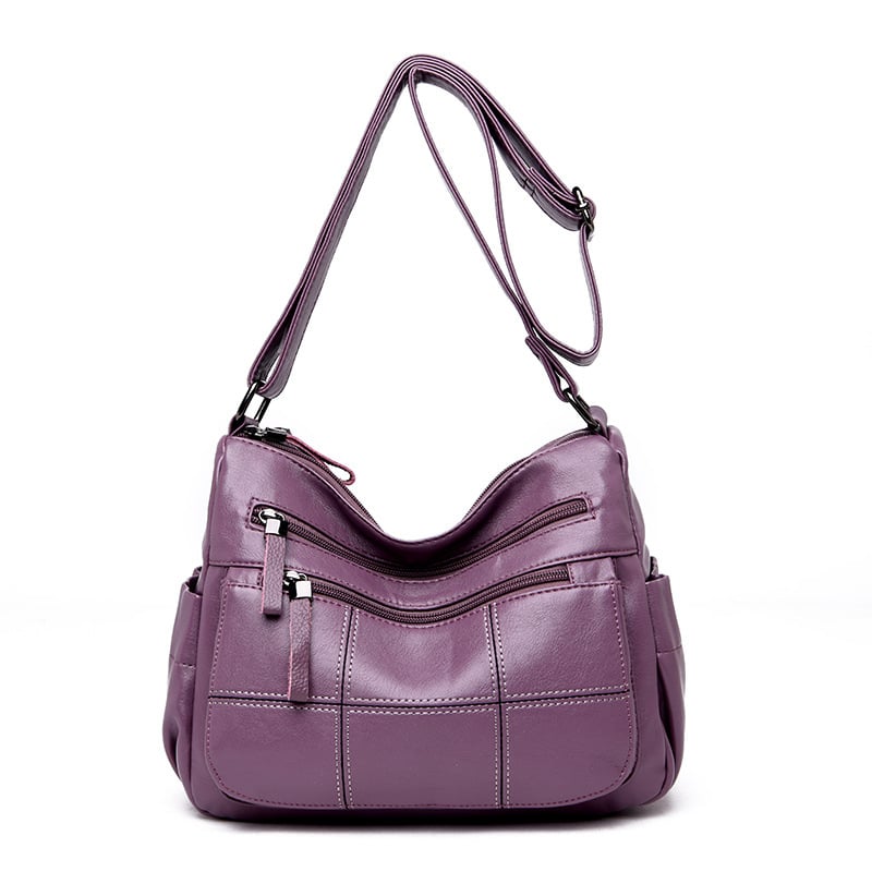 lusailstore - Fashion Soft Leather All-matched Single-shoulder Bags