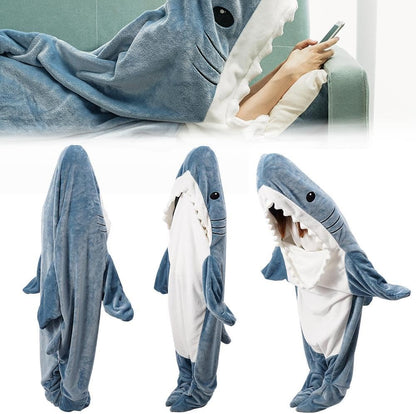 lusailstore - Shark Blanket Flannel Loungewear