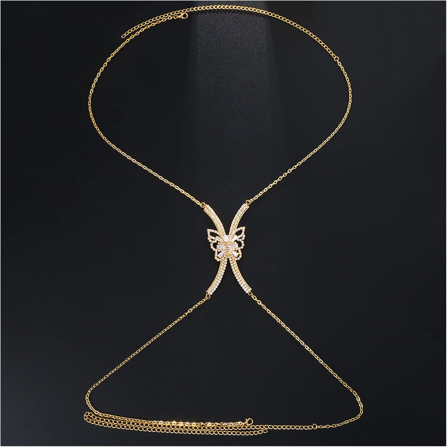 lusailstore - Sexy butterfly-shaped chest necklace