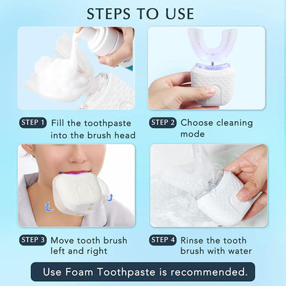 lusailstore - Adult U-shaped Electric Toothbrush