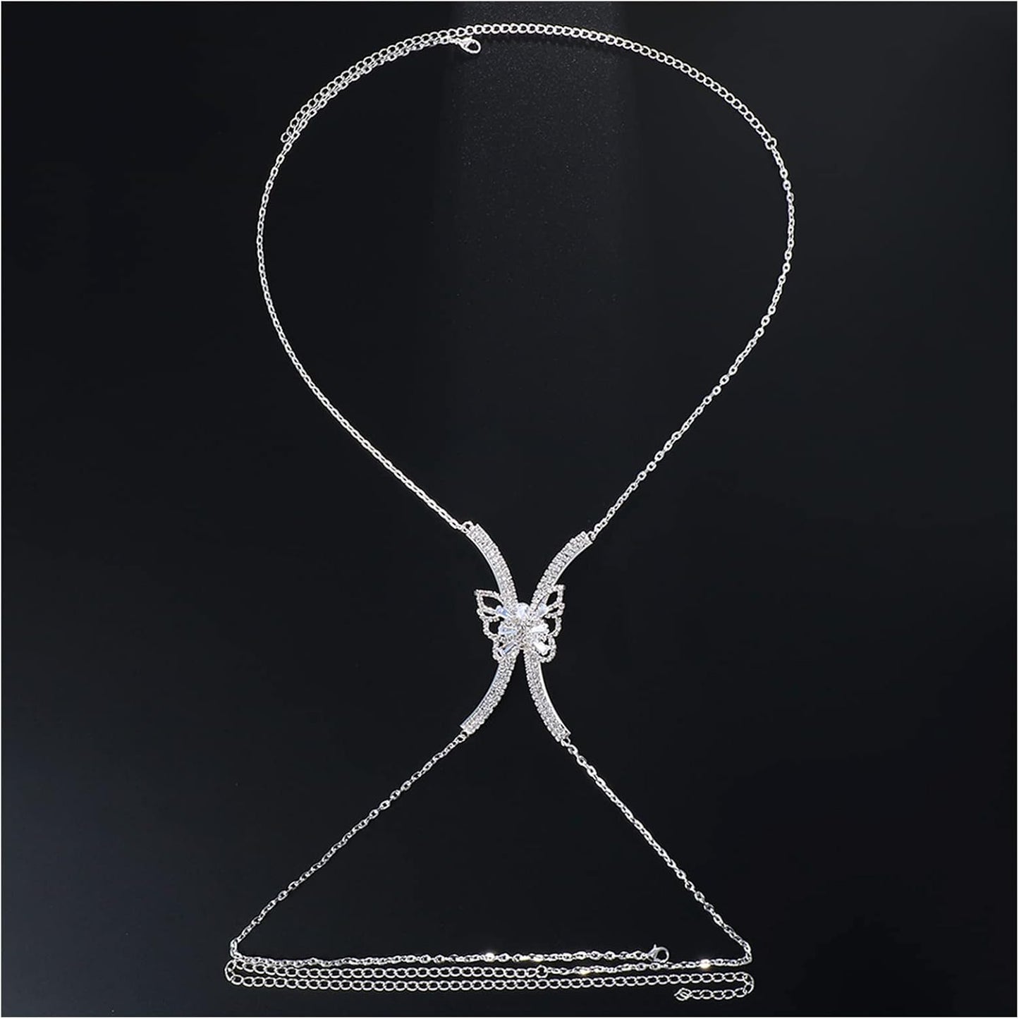 lusailstore - Sexy butterfly-shaped chest necklace