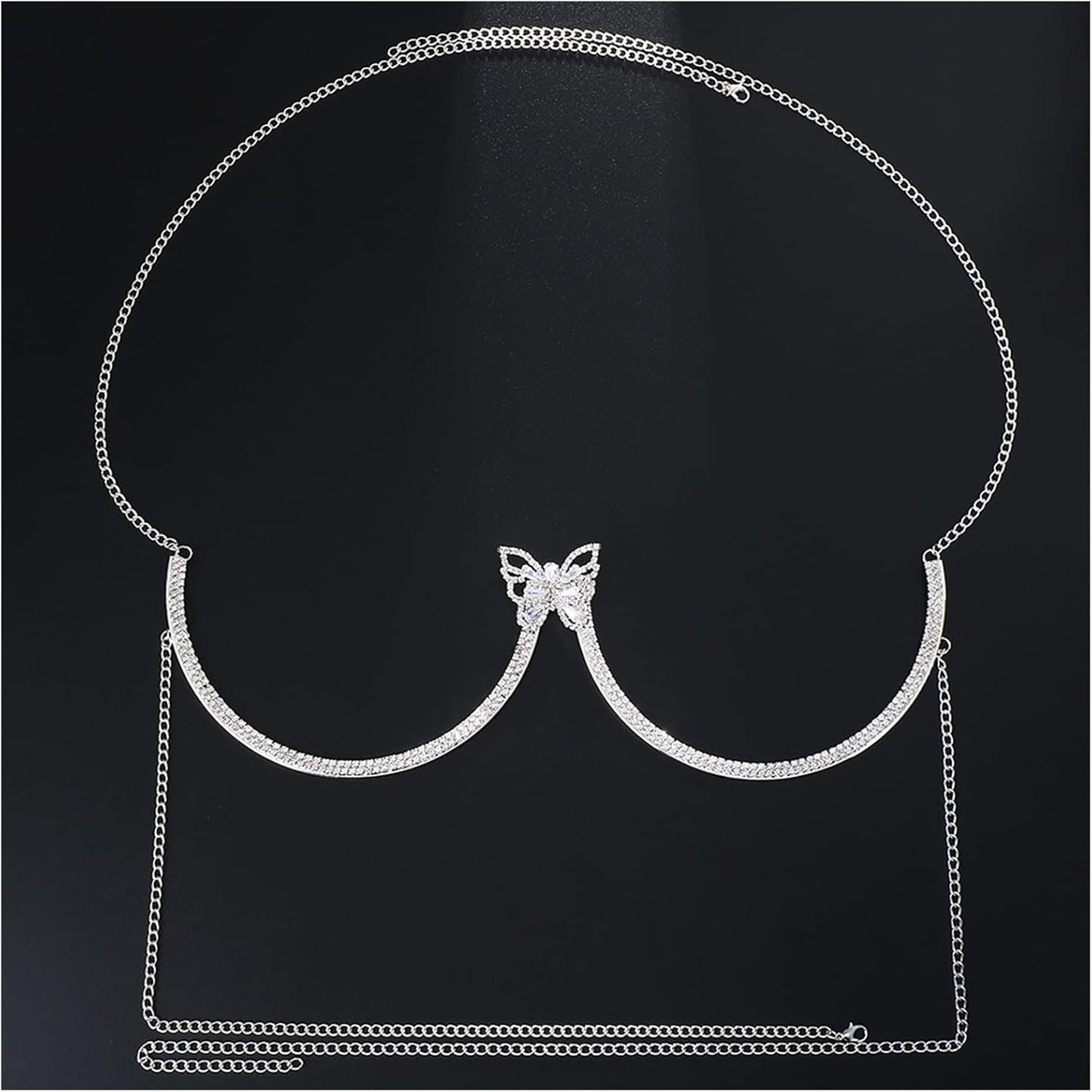 lusailstore - Sexy butterfly-shaped chest necklace