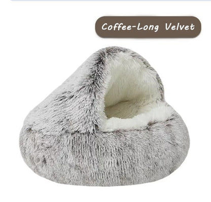 lusailstore - pet bed round plush