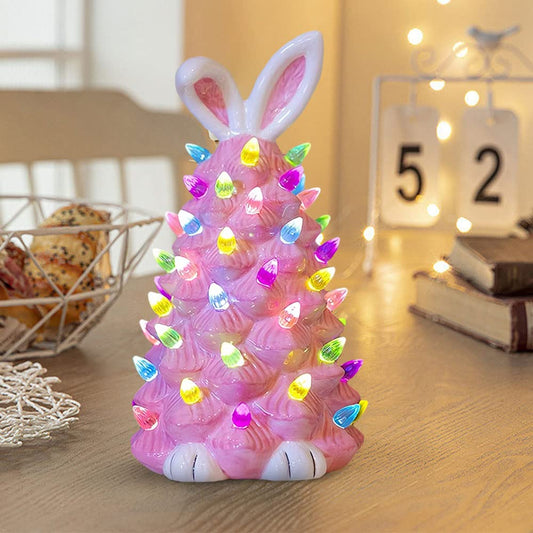 lusailstore - pink bunny christmas tree