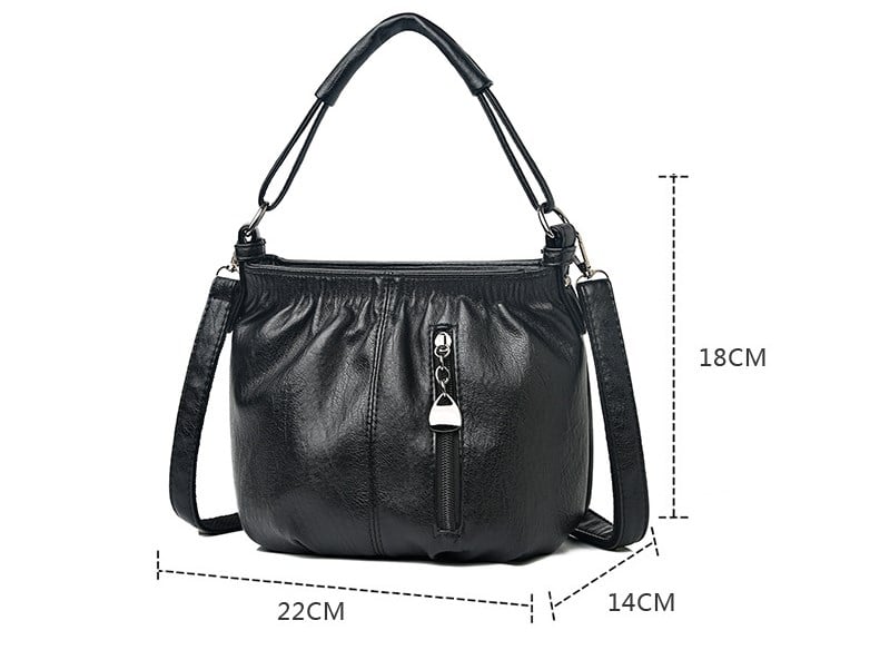 lusailstore - PU Messenger Bag Women's Breathable Crossbody Bag