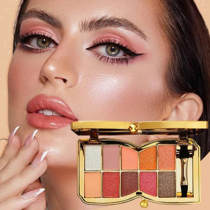 lusailstore - 10 Colors Sparkle Shimmer Eyeshadow Palette