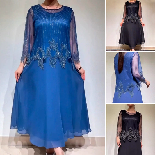 💥👗[S-5XL]Women's Fashion Solid Color Dress, Classic Design, Elegant and Simple