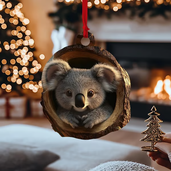 lusailstore - forest animal christmas tree decorations