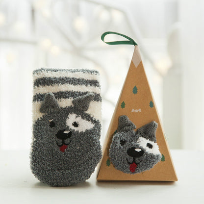 lusailstore - Cute Christmas Style Thick Warm Socks