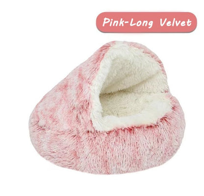 lusailstore - pet bed round plush