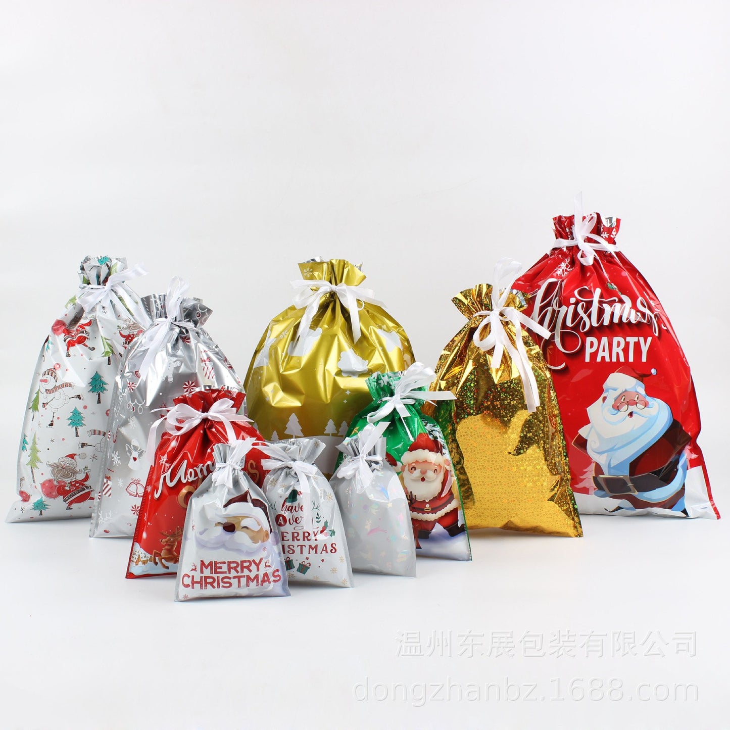 lusailstore - merry pouch christmas drawstring gift bags