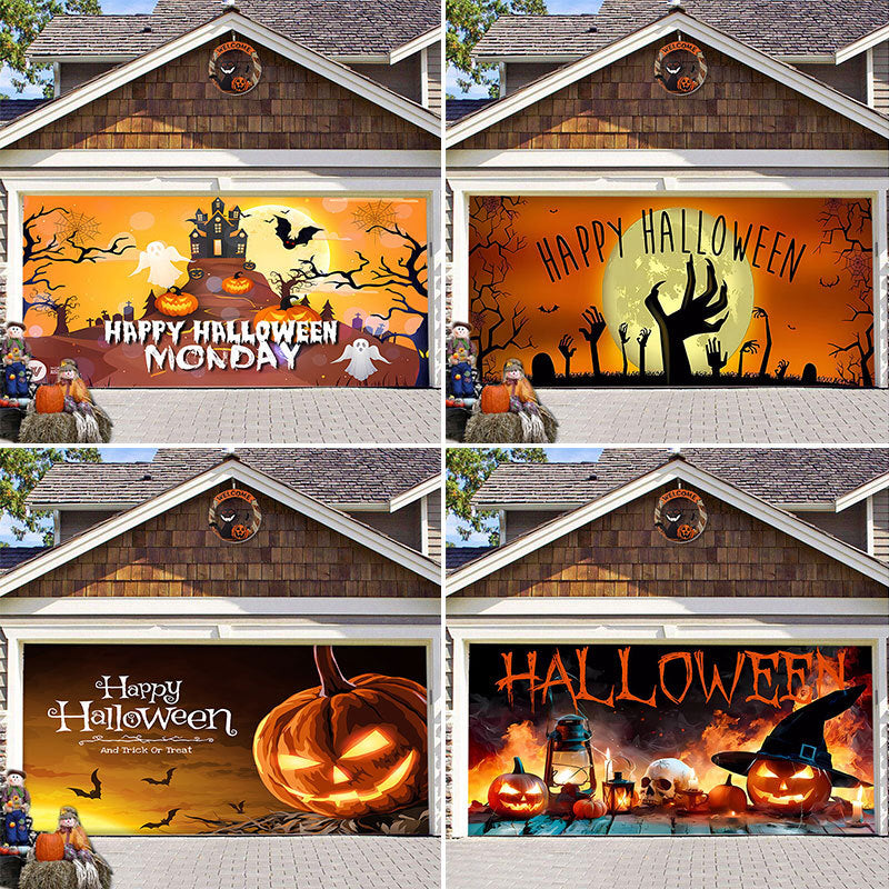 lusailstore- Halloween 2024 Garage Door and Wall Decoration