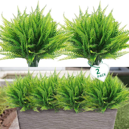 lusailstore-UV Resistant Lifelike Artificial Boston Fern