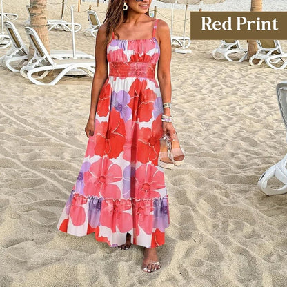 lusailstore - Floral Cami Maxi Dress