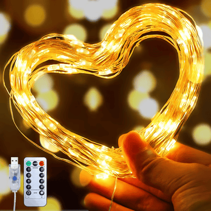 lusailstore - Solar Christmas LED Firefly Flashing Light String