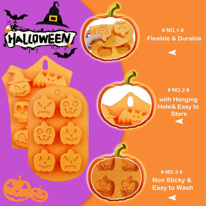 lusailstore - halloween silicone cake molds