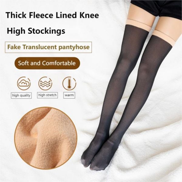 lusailstore - thick knee socks for women