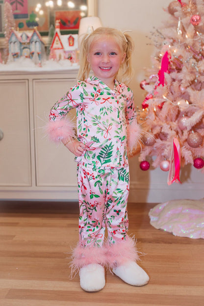 lusailstore - Bianca Pink Christmas Pajama Set