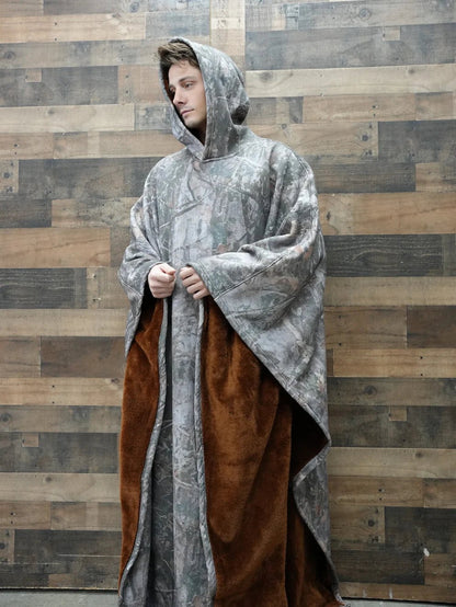 lusailstore - Stylish loose-fitting hooded cape
