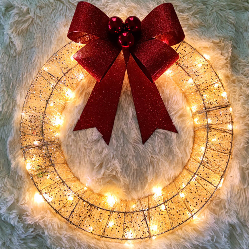 lusailstore - luminous metal garland decor