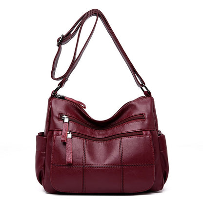 lusailstore - Fashion Soft Leather All-matched Single-shoulder Bags