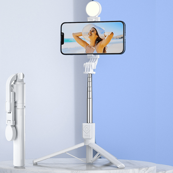 lusailstore- New 6 in 1 Bluetooth Selfie Stick