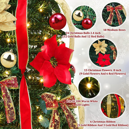 lusailstore - Folding Christmas tree decoration