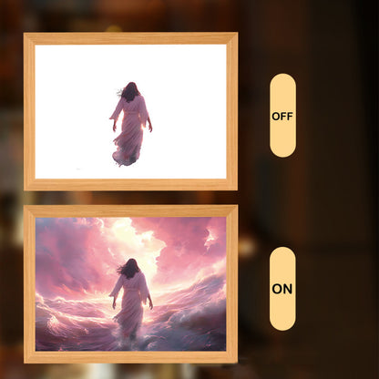 lusailstore - 4D LED Painted Jesus Night Light