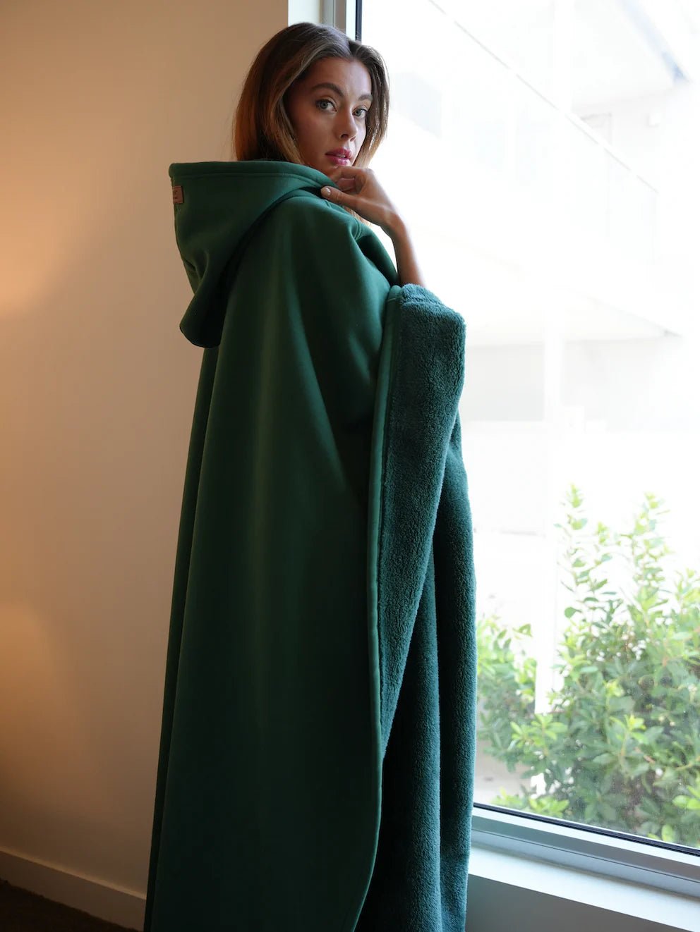 lusailstore - Stylish loose-fitting hooded cape