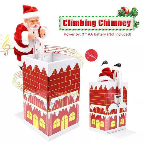 lusailstore - Electric Climbing chimney Santa Claus