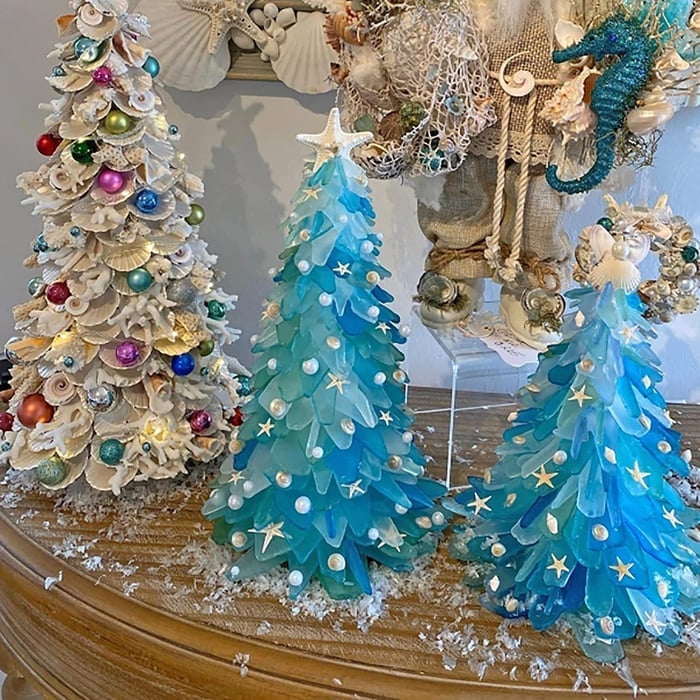 lusailstore- Sea Glass Christmas Tree