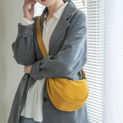 lusailstore - Simple Women Dumpling Crossbody Bag